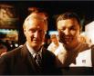Makha and Showtime's ring announcer Jimmy Lennon (before Kostia's fight with Jesse James Leija)